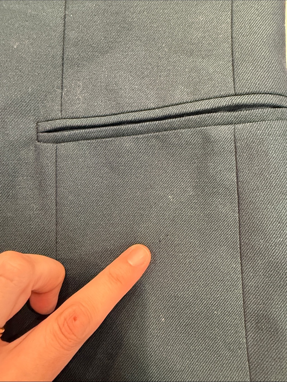 Pendleton Dark Teal Wool Button Jacket - Picture 6 of 6